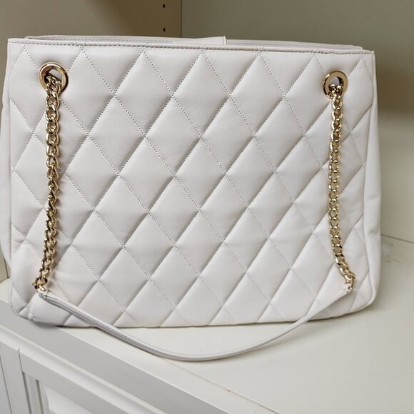 NWOT Kate Spade Quilted Carey in Meringue with matching keychain wallet - Picture 3 of 12